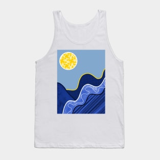 Blue Rolling Hills Tank Top